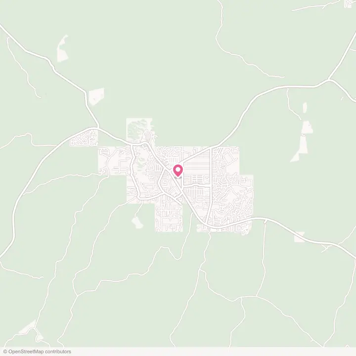 Map of the flower delivery area in Heber-Overgaard, Arizona