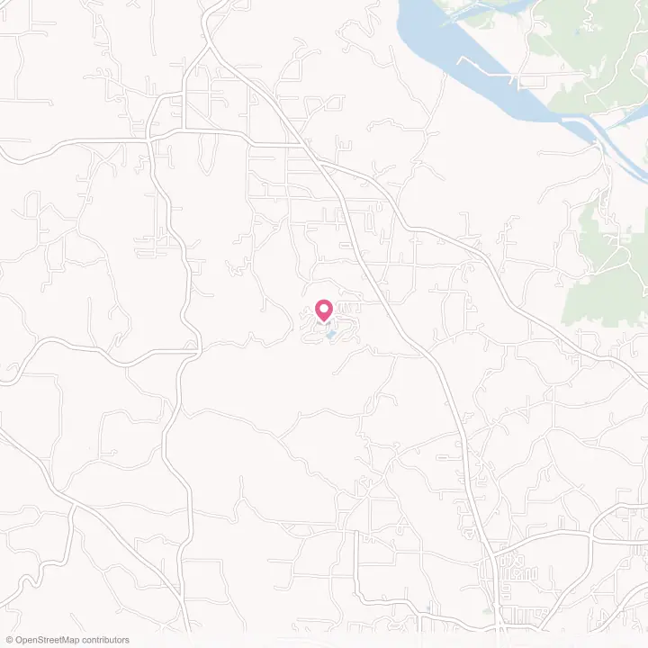 Map of the flower delivery area in Cherokee Ridge, Alabama