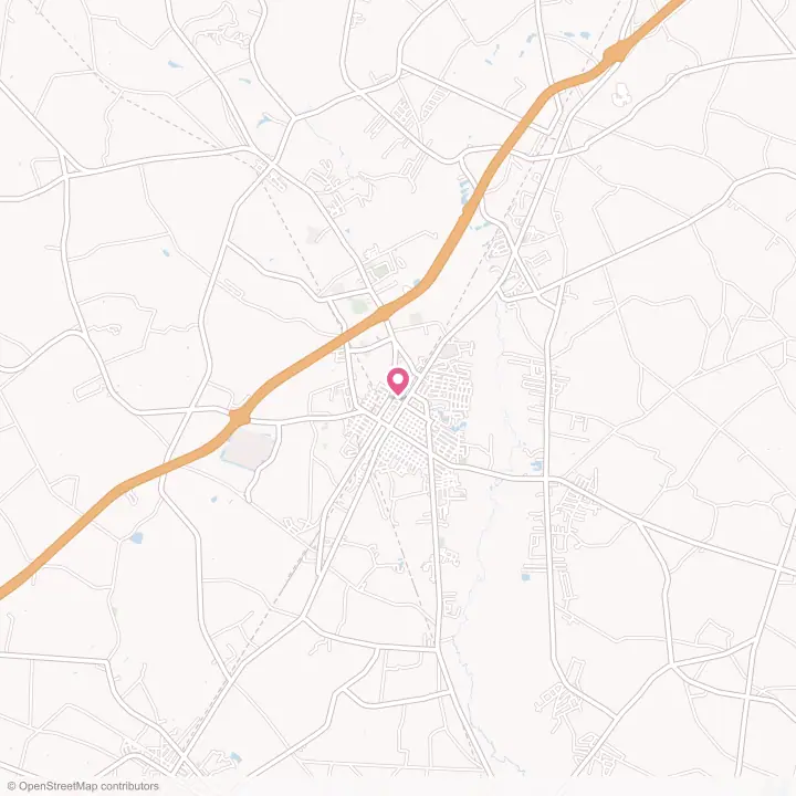 Map of the flower delivery area in Dillon, South Carolina