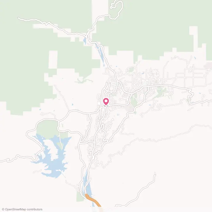 Map of the flower delivery area in Mira Monte, California
