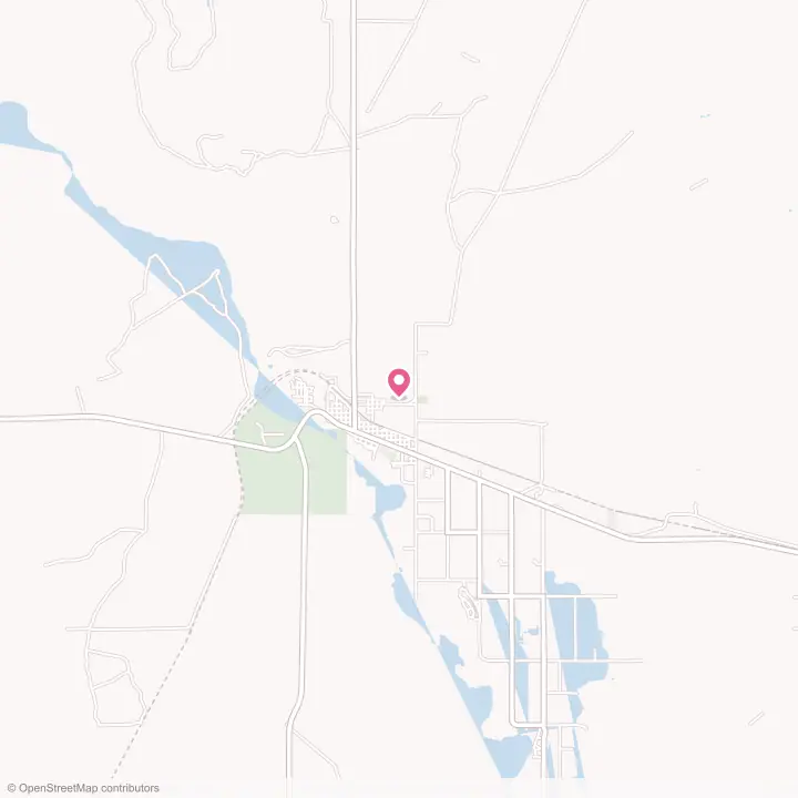Map of the flower delivery area in Fort Sumner, New Mexico