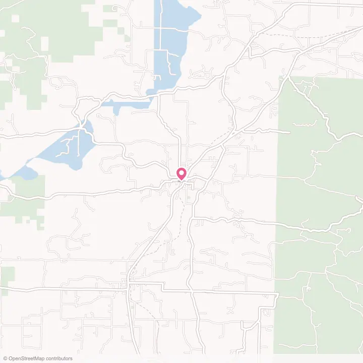 Map of the flower delivery area in Hatfield, Arkansas