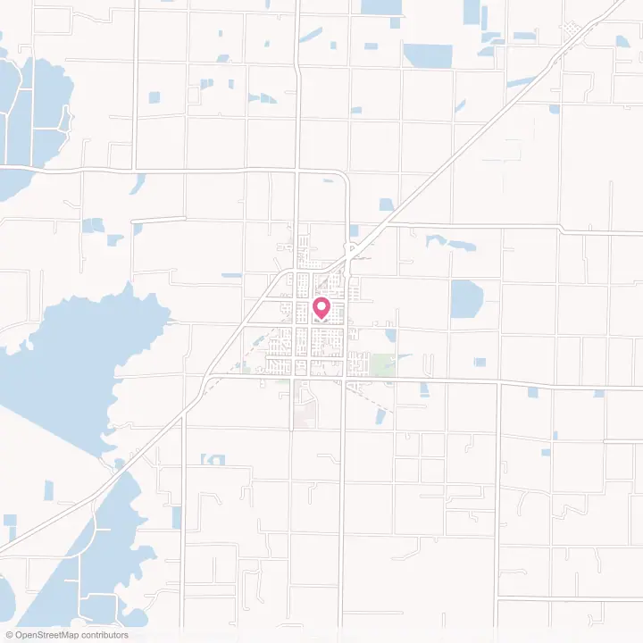 Map of the flower delivery area in Stuttgart, Arkansas