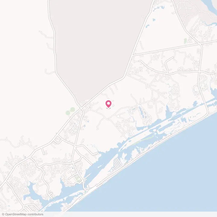 Map of the flower delivery area in Holly Ridge, North Carolina