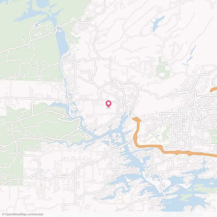 Map of the flower delivery area in Piney, Arkansas