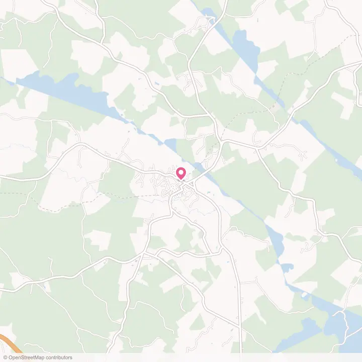 Map of the flower delivery area in Whitmire, South Carolina