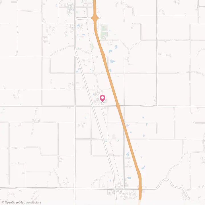 Map of the flower delivery area in Como, Mississippi