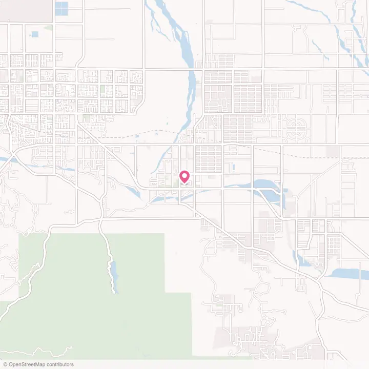 Map of the flower delivery area in Littlerock, California