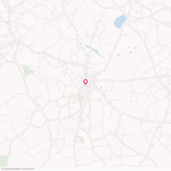 Map of the flower delivery area in Kershaw, South Carolina