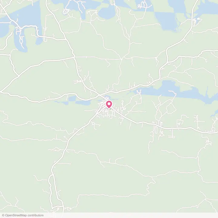 Map of the flower delivery area in Mount Ida, Arkansas