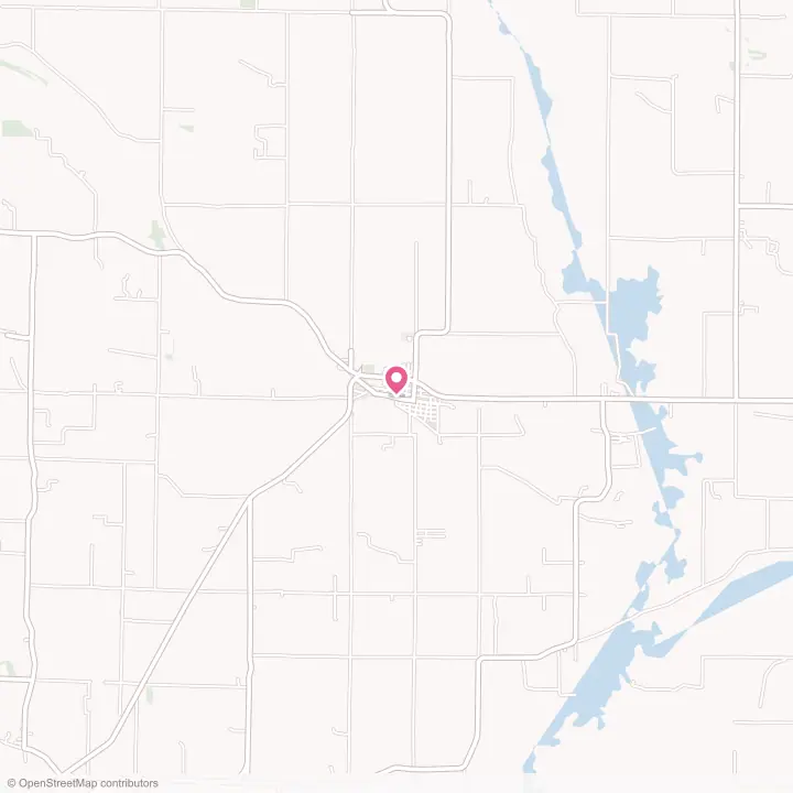 Map of the flower delivery area in Marvell, Arkansas