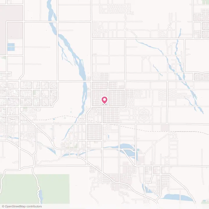 Map of the flower delivery area in Sun Village, California