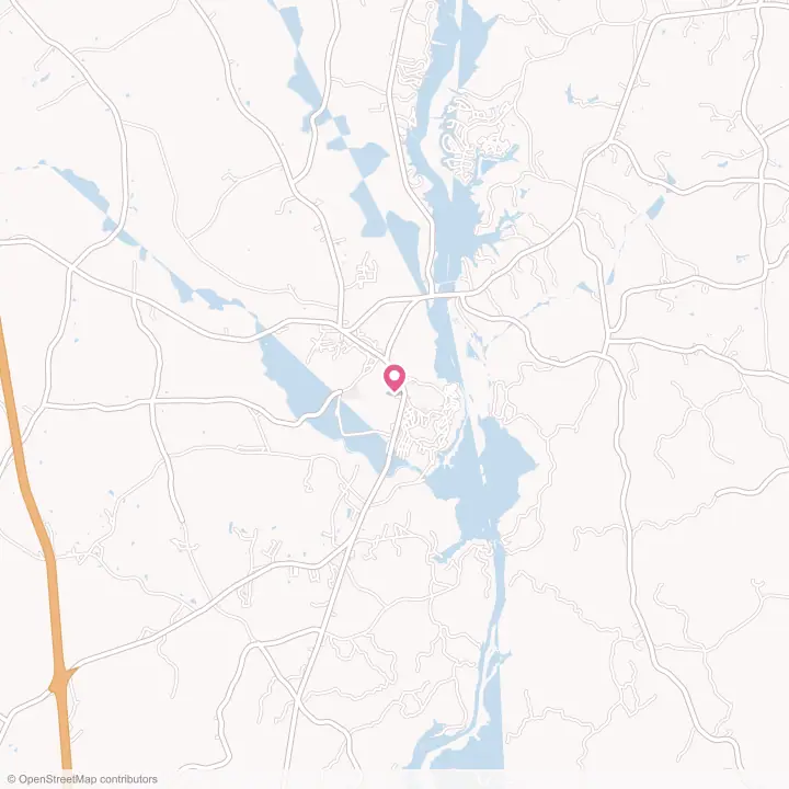 Map of the flower delivery area in Great Falls, South Carolina