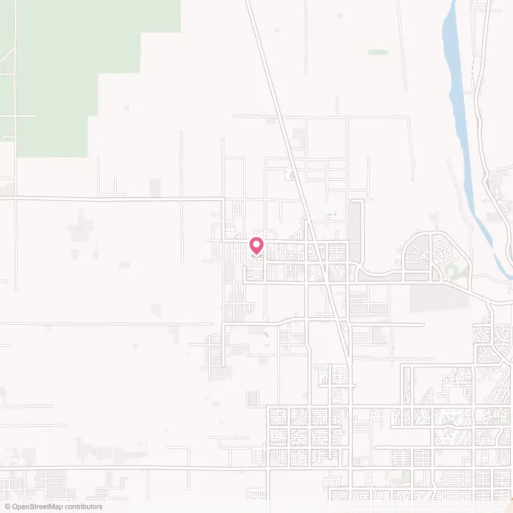 Map of the flower delivery area in Adelanto, California