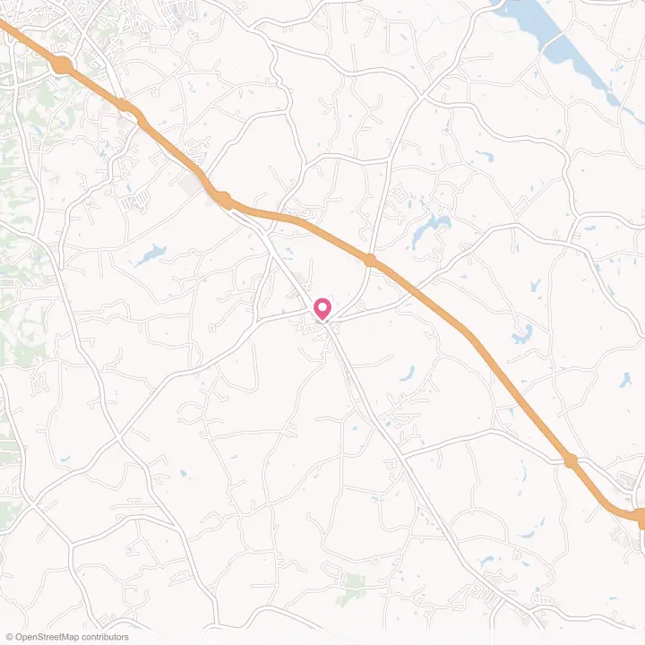 Map of the flower delivery area in Gray Court, South Carolina