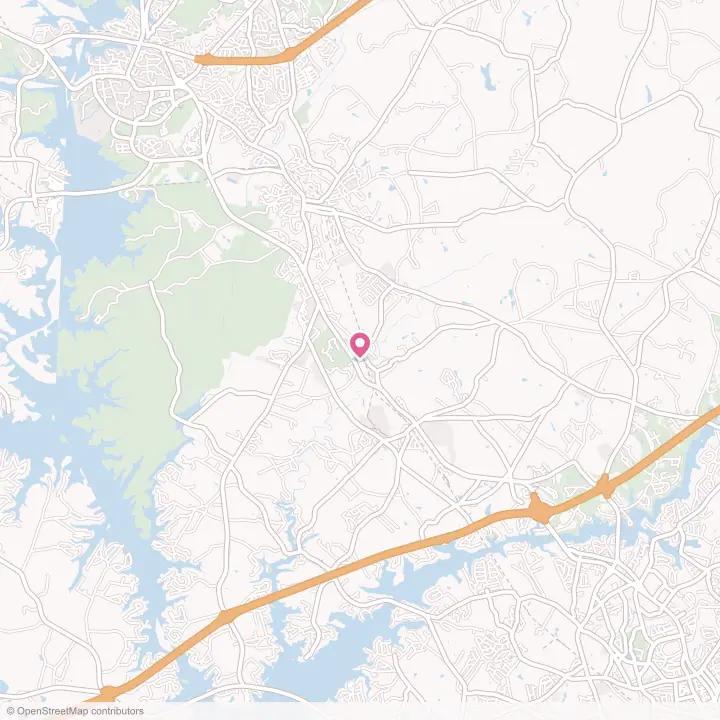 Map of the flower delivery area in La France, South Carolina