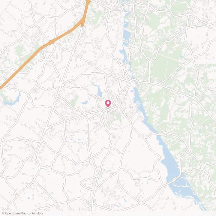 Map of the flower delivery area in Williamston, South Carolina