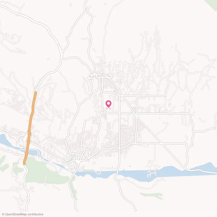 Map of the flower delivery area in Ballard, California