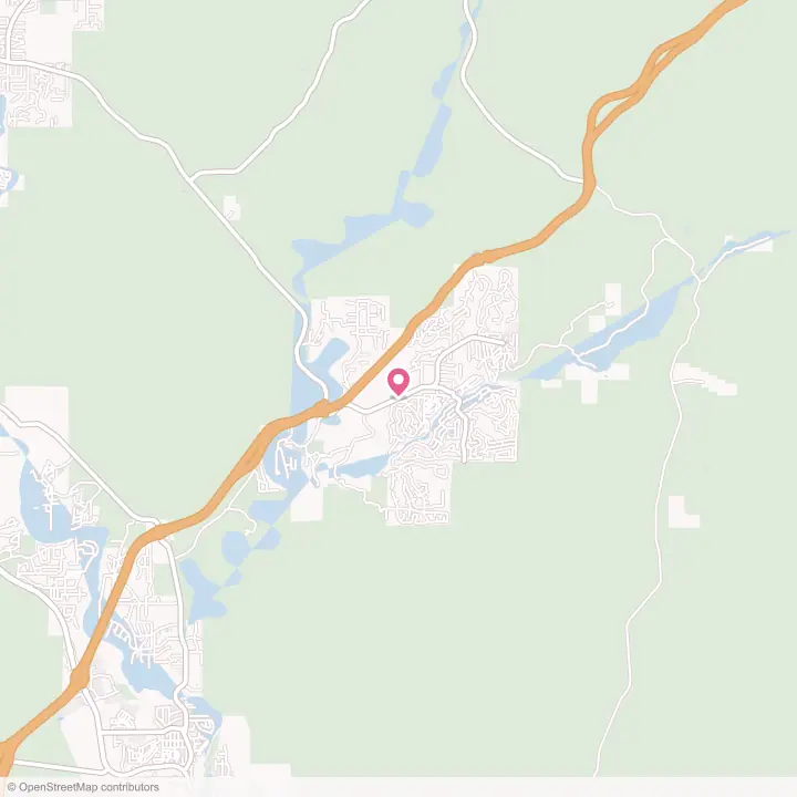 Map of the flower delivery area in Lake Montezuma, Arizona