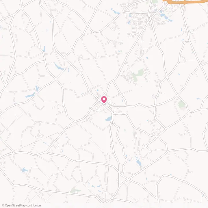 Map of the flower delivery area in McColl, South Carolina
