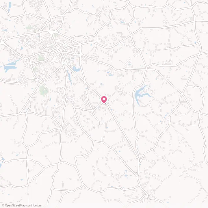 Map of the flower delivery area in Elgin, South Carolina