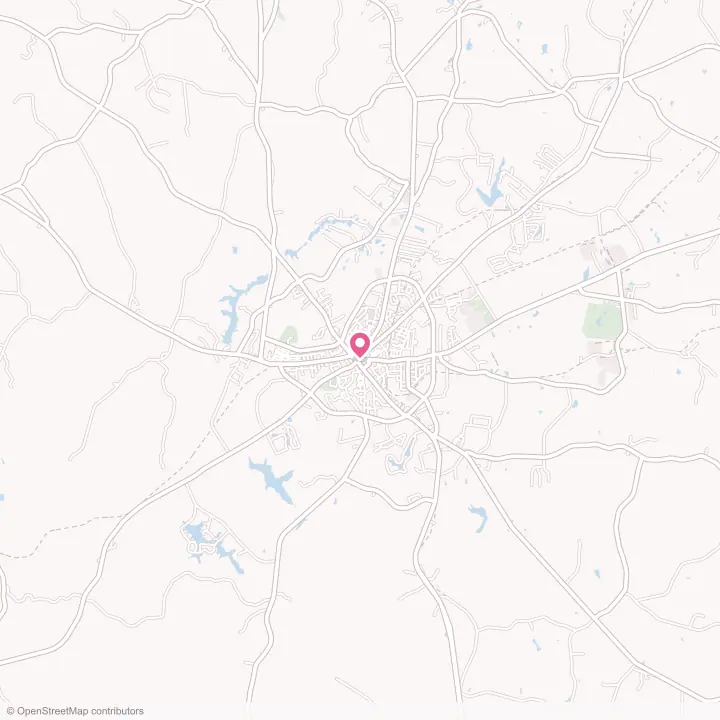 Map of the flower delivery area in Chester, South Carolina
