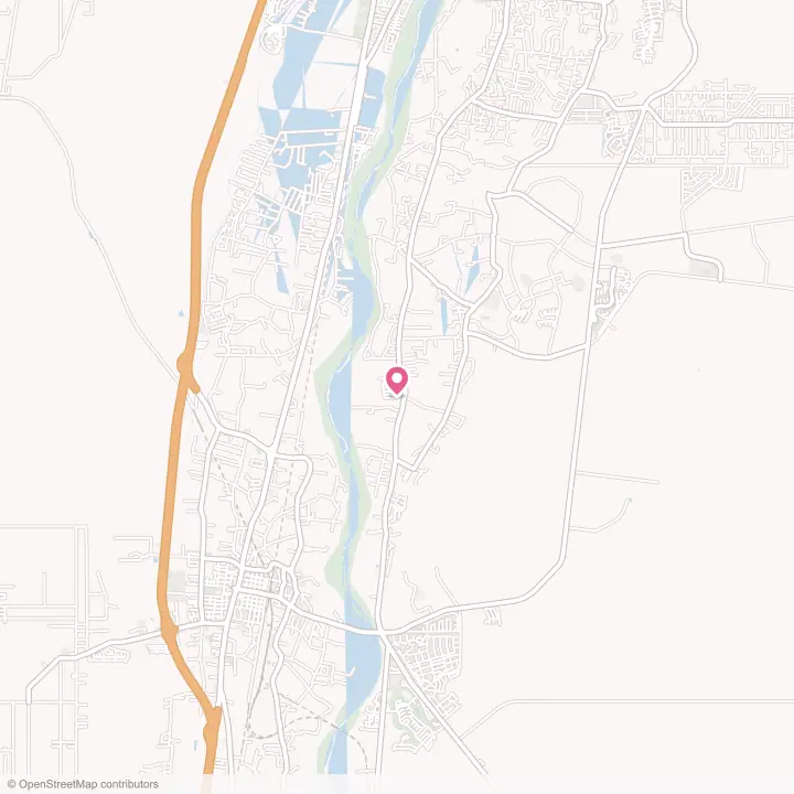 Map of the flower delivery area in Adelino, New Mexico