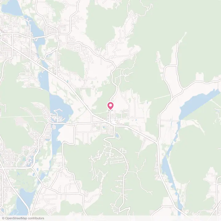 Map of the flower delivery area in Gurley, Alabama