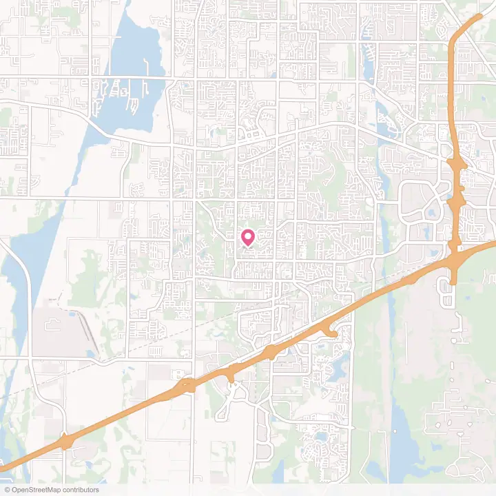 Map of the flower delivery area in Madison, Alabama