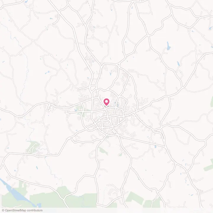Map of the flower delivery area in Union, South Carolina