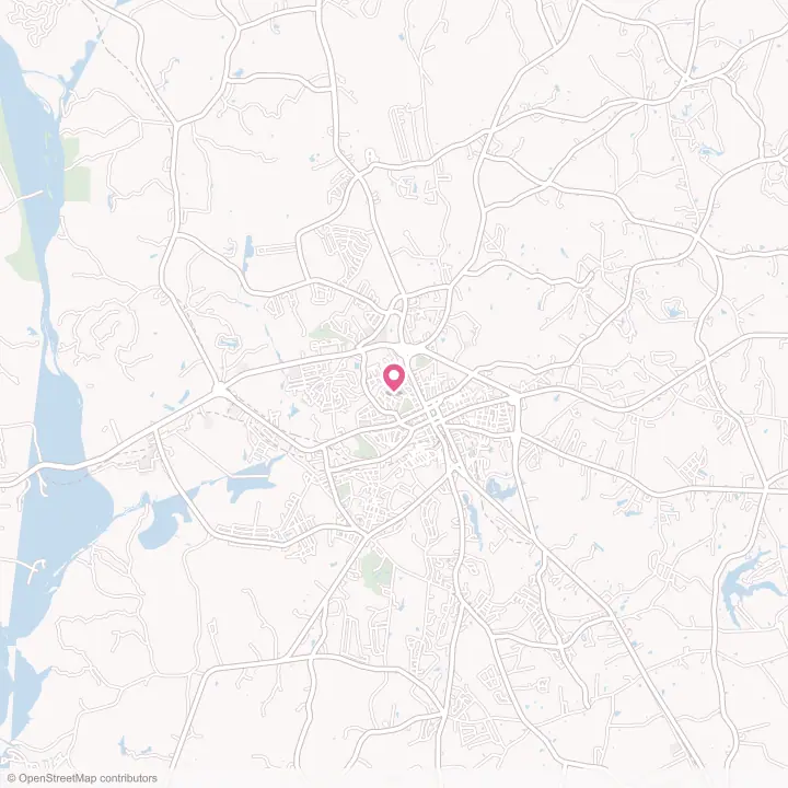 Map of the flower delivery area in Lancaster, South Carolina