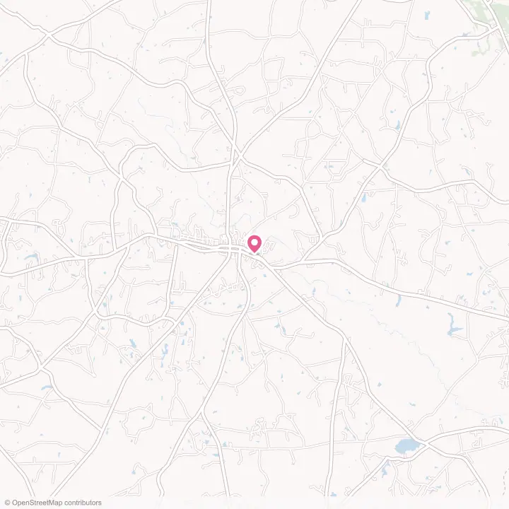 Map of the flower delivery area in Chesterfield, South Carolina