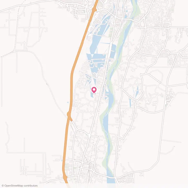 Map of the flower delivery area in Los Chaves, New Mexico