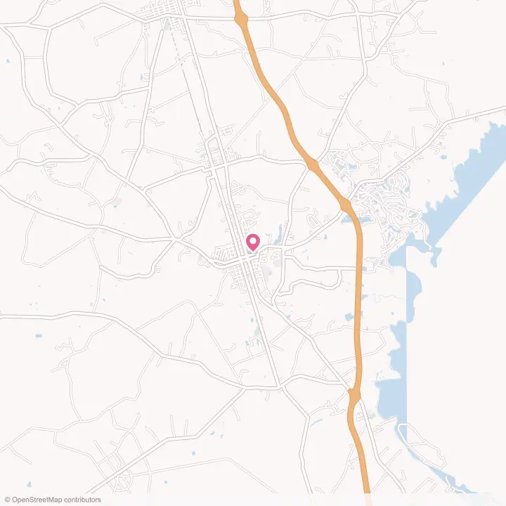 Map of the flower delivery area in Wallace, North Carolina