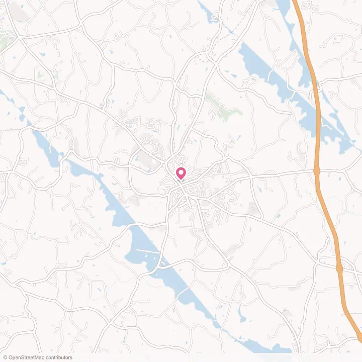 Map of the flower delivery area in Woodruff, South Carolina