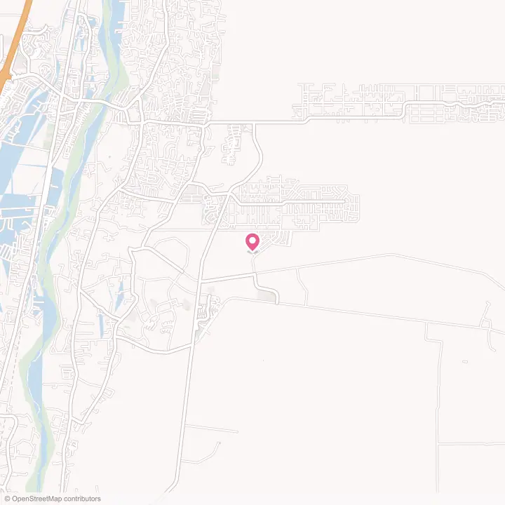 Map of the flower delivery area in Monterey Park, New Mexico