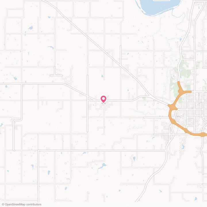 Map of the flower delivery area in Pickett, Oklahoma