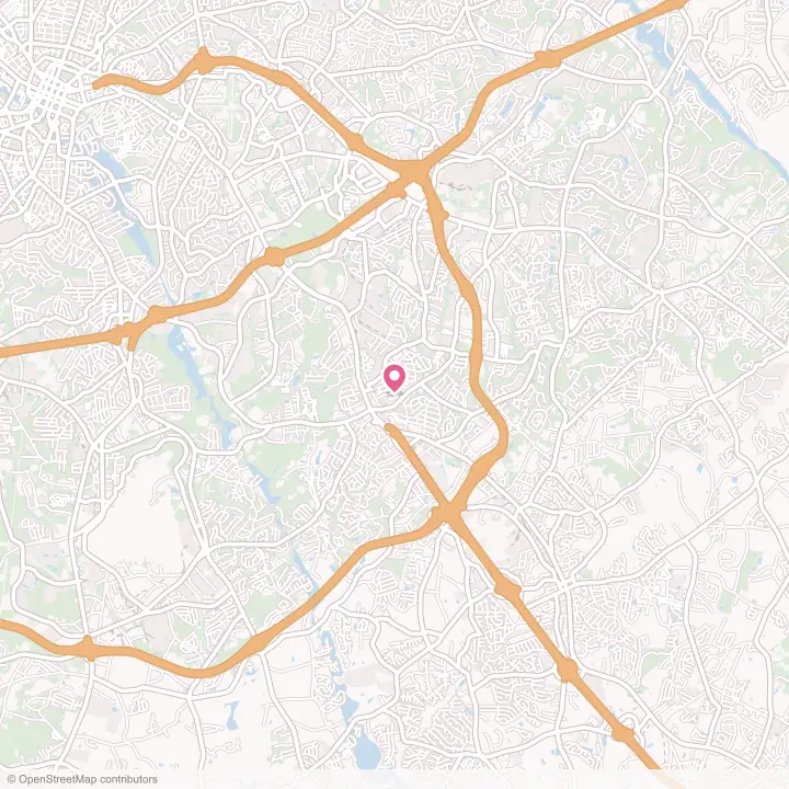 Map of the flower delivery area in Mauldin, South Carolina