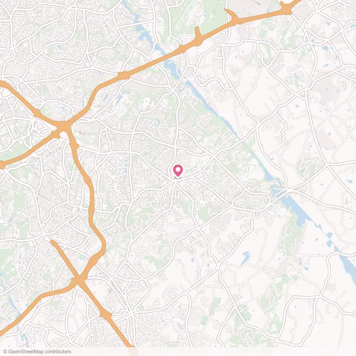 Map of the flower delivery area in Five Forks, South Carolina