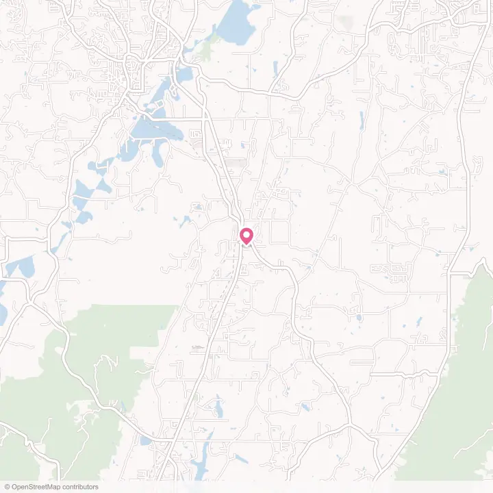 Map of the flower delivery area in Rock Spring, Georgia