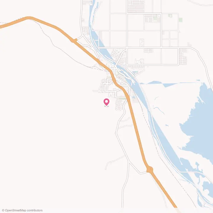 Map of the flower delivery area in Needles, California
