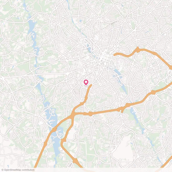 Map of the flower delivery area in Dunean, South Carolina