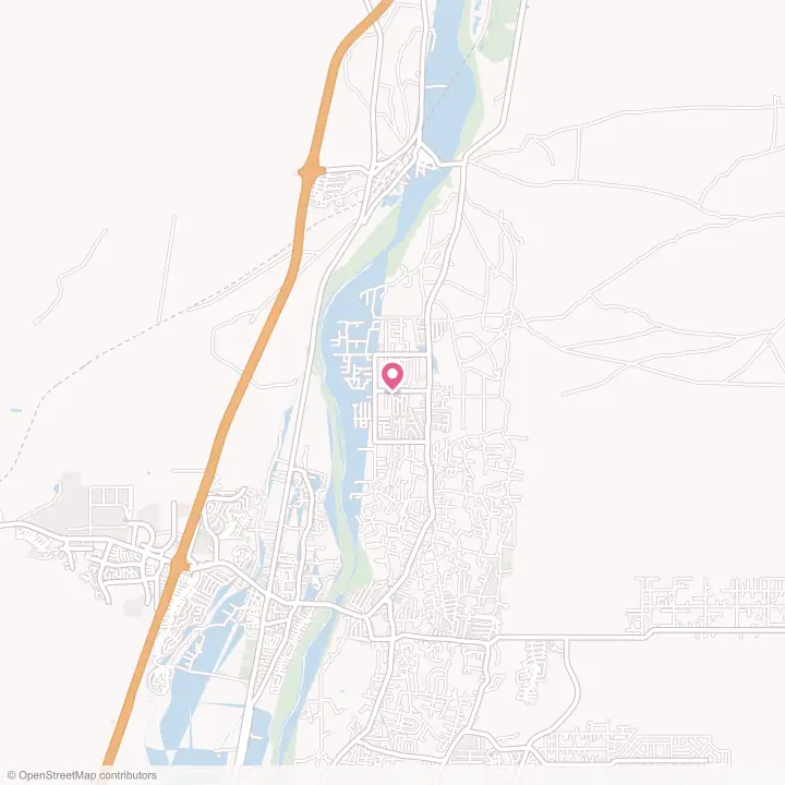 Map of the flower delivery area in Bosque Farms, New Mexico