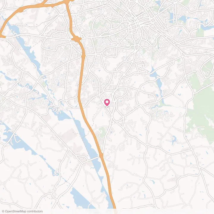 Map of the flower delivery area in Roebuck, South Carolina