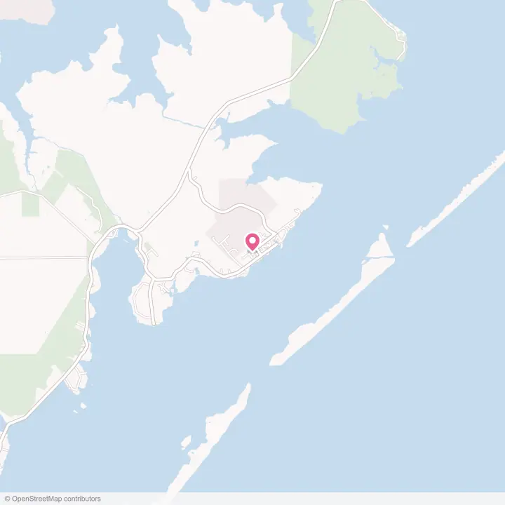 Map of the flower delivery area in Atlantic, North Carolina