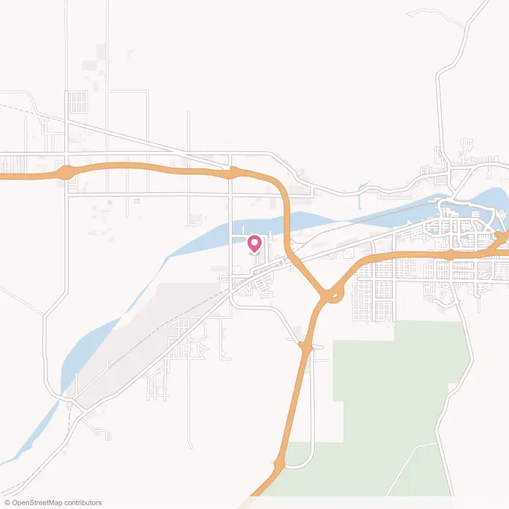 Map of the flower delivery area in Lenwood, California