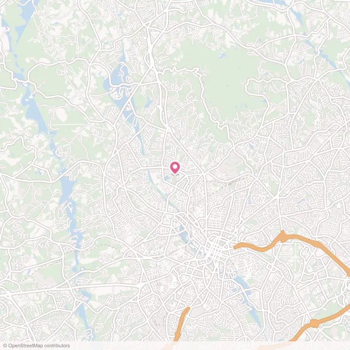 Map of the flower delivery area in Sans Souci, South Carolina