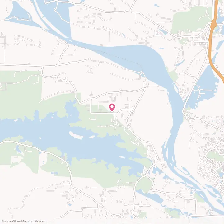 Map of the flower delivery area in Roland, Arkansas