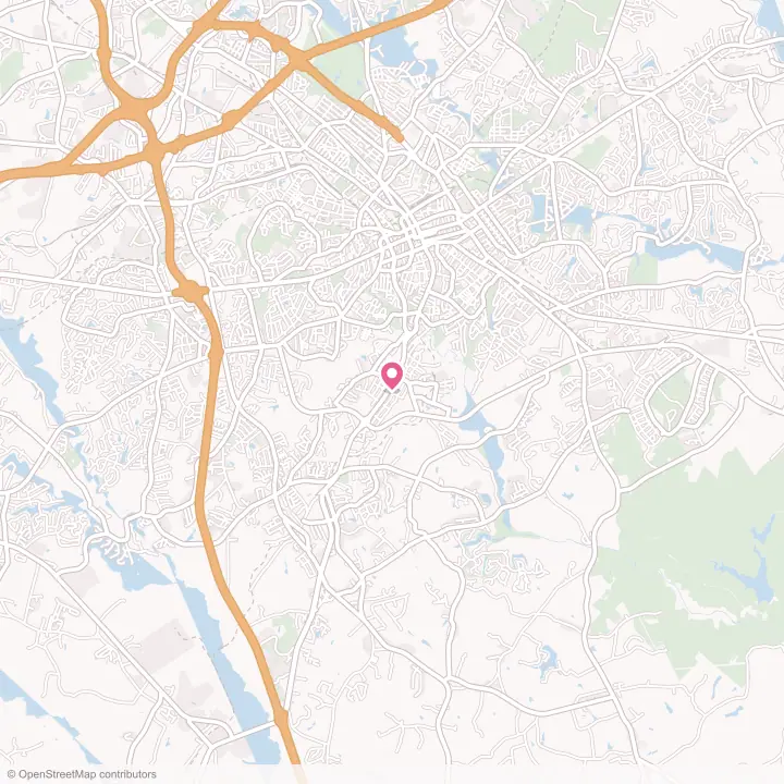 Map of the flower delivery area in Arkwright, South Carolina