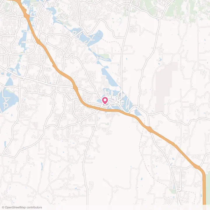 Map of the flower delivery area in Ringgold, Georgia